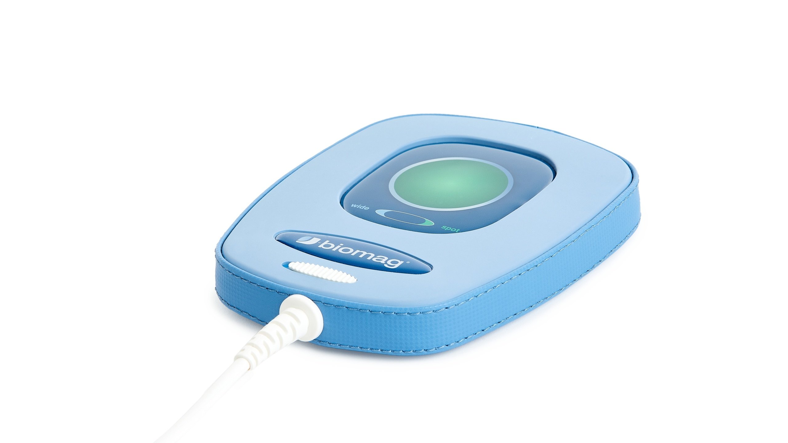 Magnetic therapy applicator A62P2 with a switch option. It can apply a spot magnetic field or switch to application of a wide magnetic field.